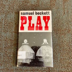 Samuel Beckett Theater Play Two Short Radio Ex-Library Hardcover Mylar Cover DJ